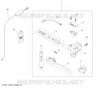 MOTOR, KUPPLUNGSHEBEL AND MASTER CYLINDER