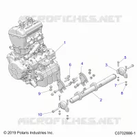 MOTOR, MOUNTING &amp; LONG BLOCK