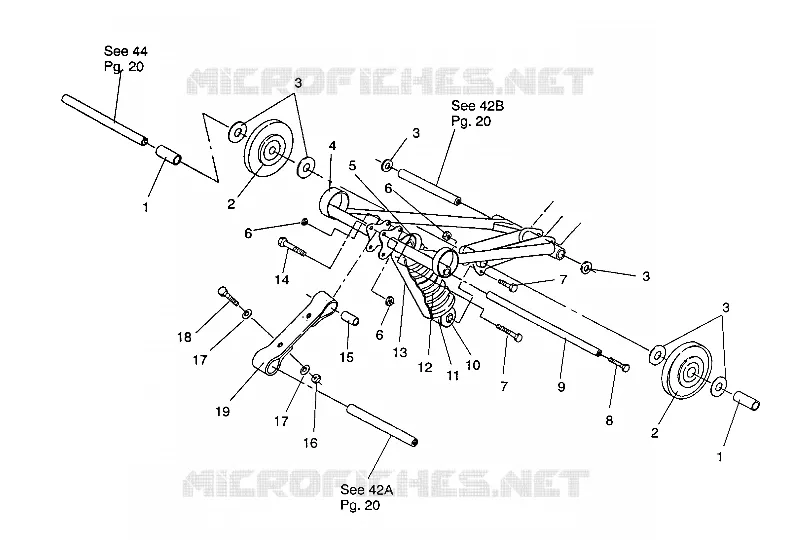 FRONT Drehmomentarm WIDETRAK / 0932064 (4922982298021A)