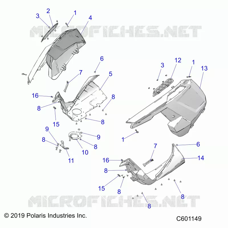 BODY, FENDERS & SIDE PANELS