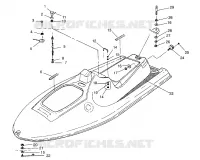 HULL   KAROSSERIE SLT 750 B954170 (4930563056A006)