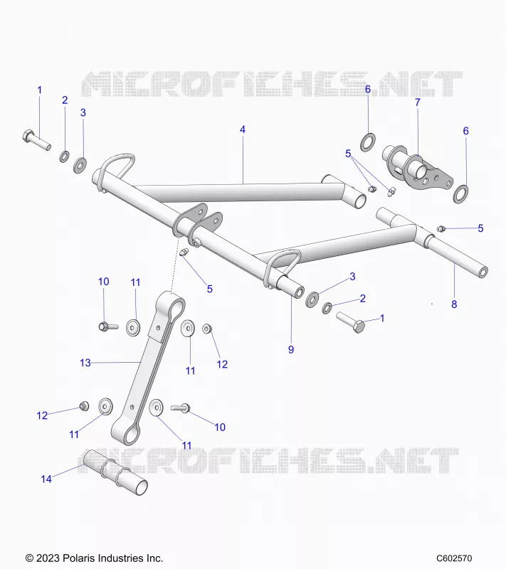 SUSPENSION, FRONT DREHMOMENTARM