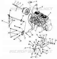 MOTORAUFHÄNGUNG XLT 0940767, XLT SP 0940667   XLT SKS 0940567 (4925022502027A)