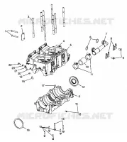 CRANKCASE 600 RMK 0980958 AND EUROPEAN 600 RMK E980958 (4944634463C006)
