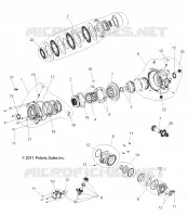 ANTRIEB, FRONT GETRIEBEGEHÄUSE INTERNALS