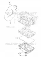 MOTOR, MOUNTING FLANGE AND ÖLWANNE