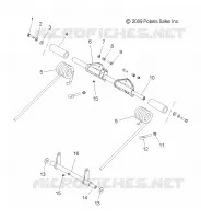 SUSPENSION, HINTER Drehmomentarm and PIVOT ARM