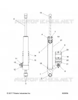 SUSPENSION, SHOCK, REAR TRACK (ADV., XC)