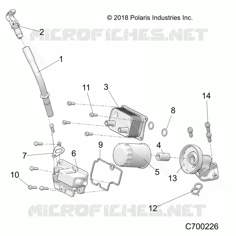 ENGINE, DIPSTICK & OIL FILTER
