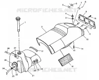 SITZ   GASBEHÄLTER 600 XC 0971776 and EUROPEAN 600 XC E971776 (4937933793A006)