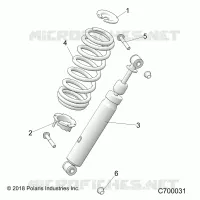 SUSPENSION, FRONT SHOCK MOUNTING