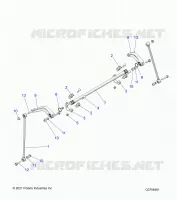 SUSPENSION, REAR STABILISATORSTANGE