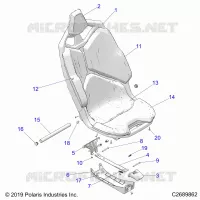 SITZ ASM.- Z20RAB92AC/BC/AR/BR/D92AC/BC/AR/BR (C2689862)
