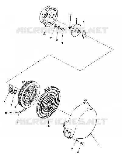 RÃŒCKZUG STARTER (600 AND 600 LE) (4910941094042A)