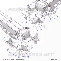 CHASSIS, BULKHEAD ASM. S21TLC6RS/6RE ALL OPTIONEN (C601651)