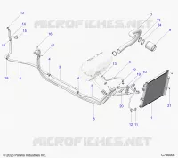 KLIMAANLAGE CONDENSER AND HOSES