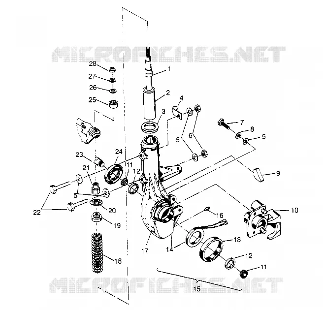 FRONT Verstrebung 4x4 300 W948130 (4926762676B004)