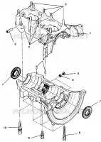 CRANKCASE ASSEMBLY WIDETRAK GT 0942061 (49261126110029)