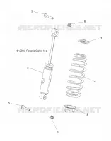 SUSPENSION, FRONT SHOCK