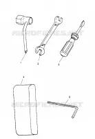 WERKZEUGKIT ASSEMBLY  SL 750 B954070 (4930523052B012)