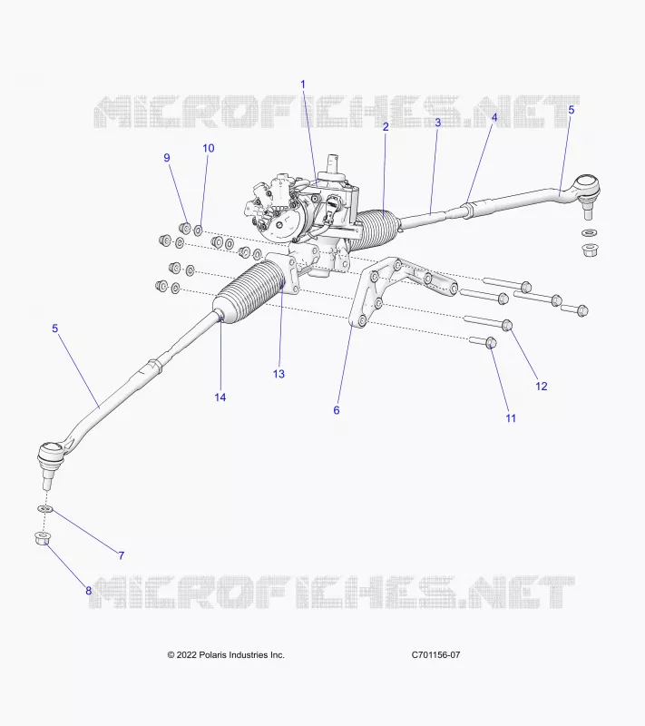 LENKGETRIEBE BOX W/EPS -Z23RGK2KAJ/BJ (C701156-04)