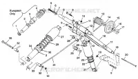 HINTER Drehmomentarm CLASSIC TOURING 0973365 and EUROPEAN CLASSIC TOURING E97336 (4938493849B014)