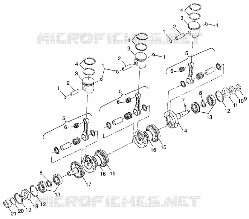 KURBELWELLE   KOLBEN SLTX B974590 AND INTL. SLTX I974590 (4941214121C003)