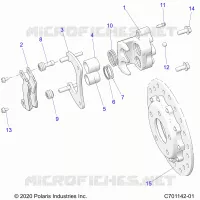 BRAKES, BREMSZANGE HINTEN