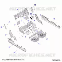 KAROSSERIE HINTEN CLOSEOFF, FENDERS AND FLOOR