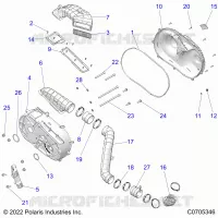 ANTRIEB, CLUTCH COVER AND DUCTING