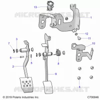 BREMSES, PEDAL