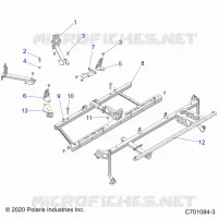 CHASSIS, MAIN RAHMEN MOUNTS