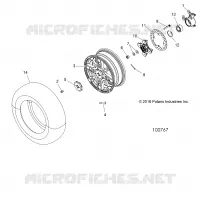 RADS, FRONT AND HUB