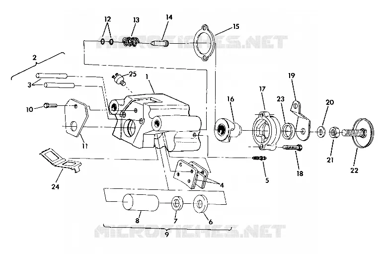 BREMS ASSEMBLY 350 4X4 / W928139 (4922832283029A)