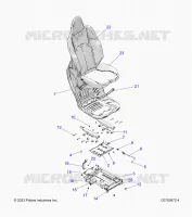 SITZ ASM. AND SLIDER