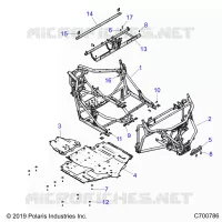 CHASSIS, MAIN FRAME AND SKID PLATES