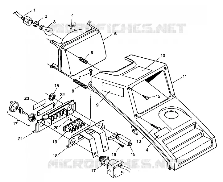 SCHEINWERFER Trail Blazer W937221 (4924082408008A)