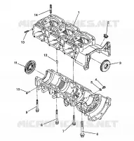CRANKCASE ASSEMBLY STORM/0932770 AND STORM SKS/0932570 (4923032303028A)