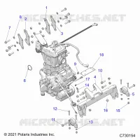 ENGINE, ENGINE AND ÃŒBERTRAGUNG MOUNTING