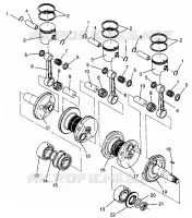 KOLBEN   KURBELWELLE RXL 0940768 AND RXL TOURING 0940869 (4925062506042A)