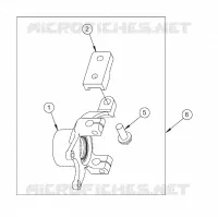 LENKUNG, KNUCKLE, RIGHT W/OFFSET EXTENSION