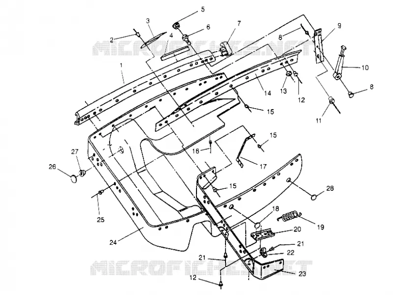 NOSEPAN ASSEMBLY  RXL 0956768 (4930783078A008)