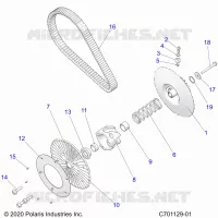 ANTRIEB, SECONDARY CLUTCH/BELT