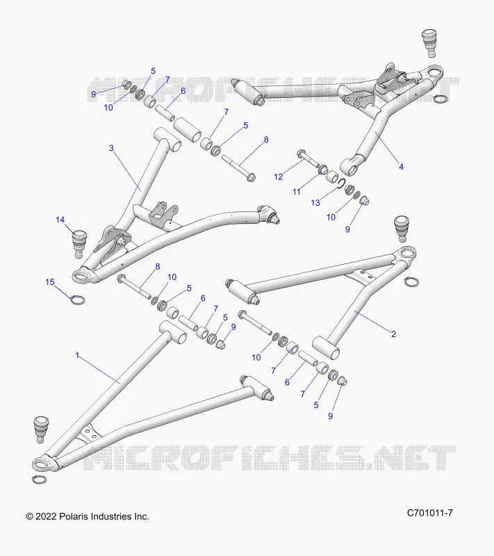 FRONT SUSPENSION CONTROL ARMS