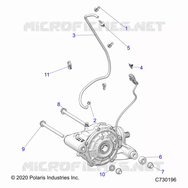 ANTRIEB, FRONT GEARCASE MOUNTING