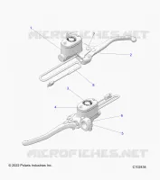 VORDERBREMSE BRAKE LEVER AND MASTER CYLINDER