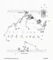 ELEKTRIC, WIRE HARNESS,CHASSIS/FUSE BLOCK, ENGINE