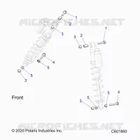 SUSPENSION, SHOCK MOUNTING, IFS
