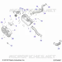 ANTRIEB, CLUTCH COVER AND DUCTING