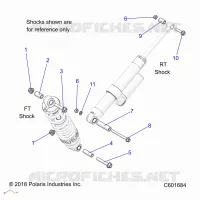 SUSPENSION, SHOCK MOUNTING, REAR SUSP.